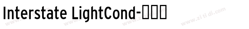 Interstate LightCond字体转换